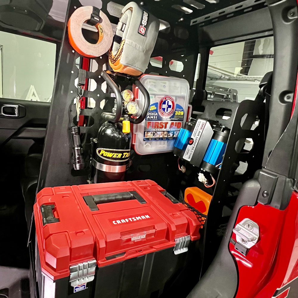 Gladiator Rear Seat Cargo Rack - Image 6