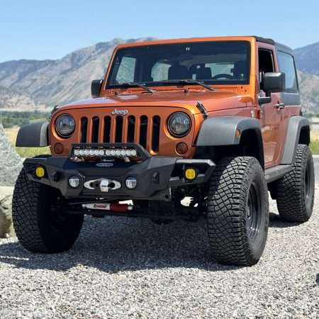 Big Sky Aluminum Mid Front Bumper For Jeep JK